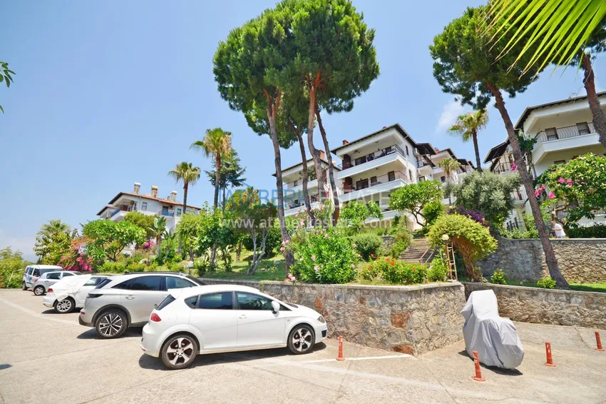 Apartament 2+1 z widokiem na morze w Kargicak — 300 m do plaży 2 