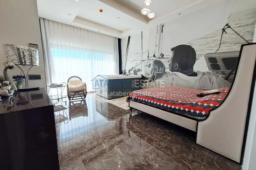 Kupuj  Przestronny dwupoziomowy 3+2 z niesamowitymi widokami, dzielnica Konakli — Alanya 16 