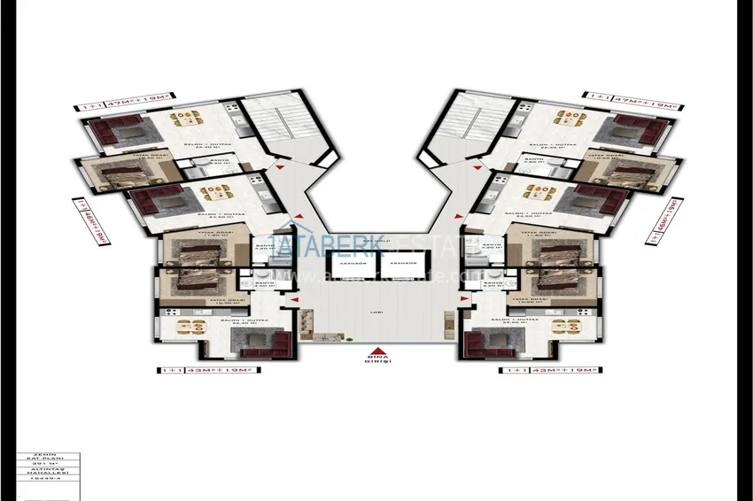 Kupuj taniej Nowy projekt w dzielnicy Altintash — apartamenty od dewelopera w Antalyi 1 