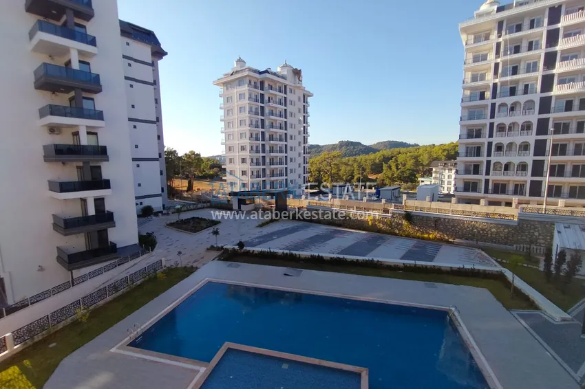 Apartament 1+1 z widokiem na morze w Avsallar — korzystna oferta od właściciela 13 