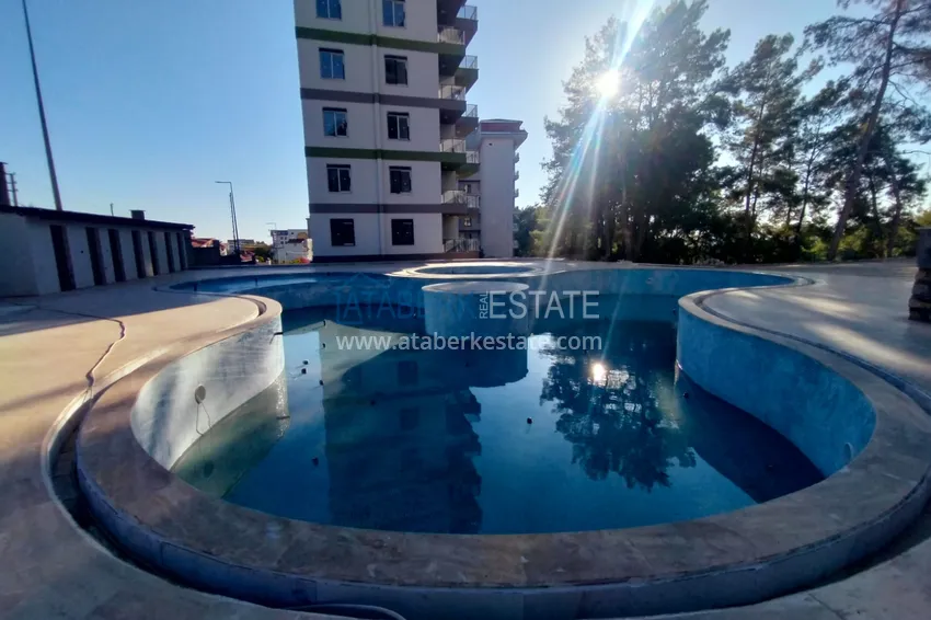 Apartament 1+1 z widokiem na morze w Avsallar — korzystna oferta od właściciela 15 