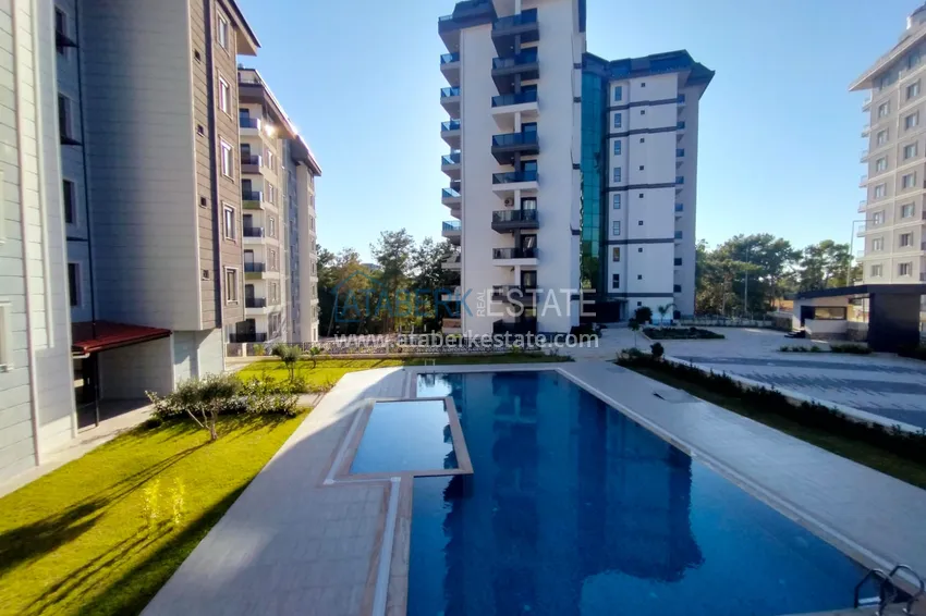 Apartament 1+1 z widokiem na morze w Avsallar — korzystna oferta od właściciela 10 