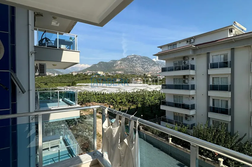 Kupuj  Dwupokojowe mieszkanie w nowoczesnym kompleksie 150 metrów od morza — Alanya, dzielnica Kestel 12 