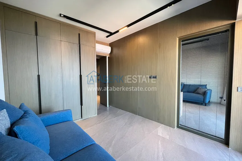 Kupuj  Apartament 1+1 z meblami i widokiem na morze w centrum Alanyi, Kale — oferta od właściciela 11 