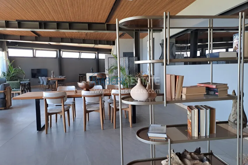 Apartament 1+1 z meblami i widokiem na morze w centrum Alanyi, Kale — oferta od właściciela 17 