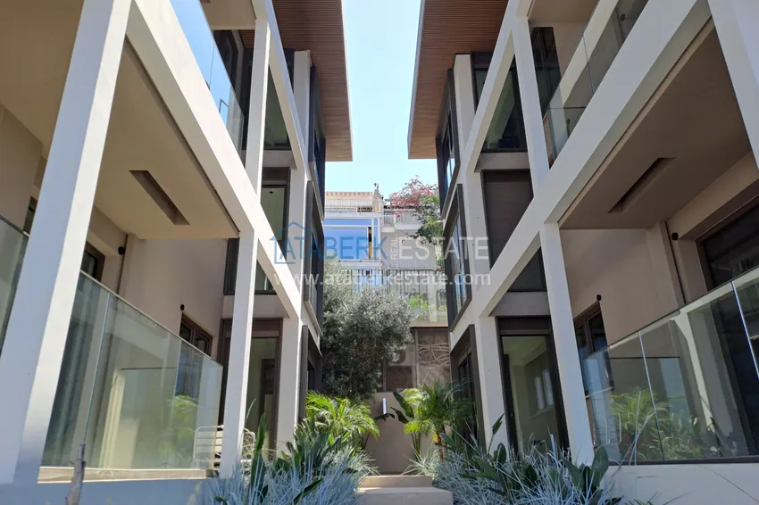 Apartament 1+1 z meblami i widokiem na morze w centrum Alanyi, Kale — oferta od właściciela 29 
