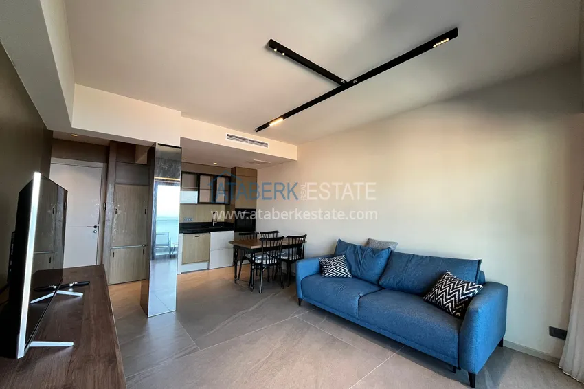 Kupuj  Apartament 1+1 z meblami i widokiem na morze w centrum Alanyi, Kale — oferta od właściciela 2 