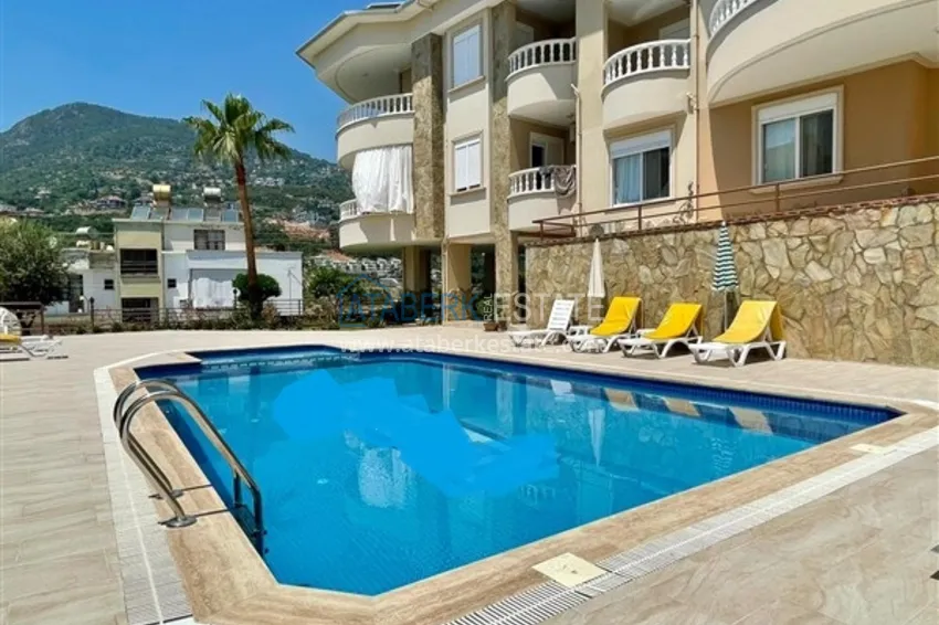 Apartament 2+1 z widokiem na morze i meblami w Alanyi - blisko centrum, dzielnica Bektash  4 