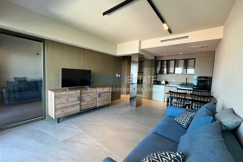 Kupuj  Apartament 1+1 z meblami i widokiem na morze w centrum Alanyi, Kale — oferta od właściciela 3 