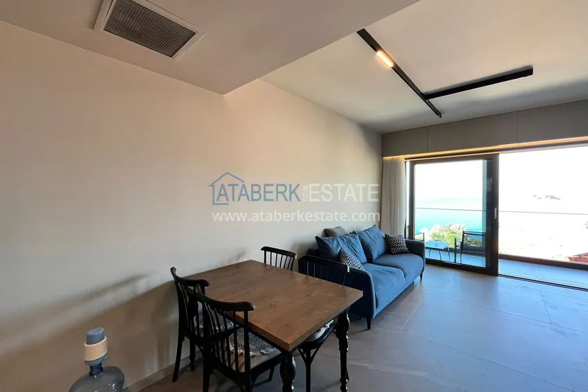 Kupuj  Apartament 1+1 z meblami i widokiem na morze w centrum Alanyi, Kale — oferta od właściciela 5 
