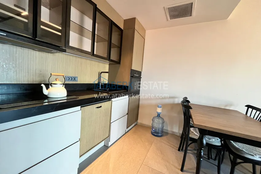Kupuj  Apartament 1+1 z meblami i widokiem na morze w centrum Alanyi, Kale — oferta od właściciela 6 