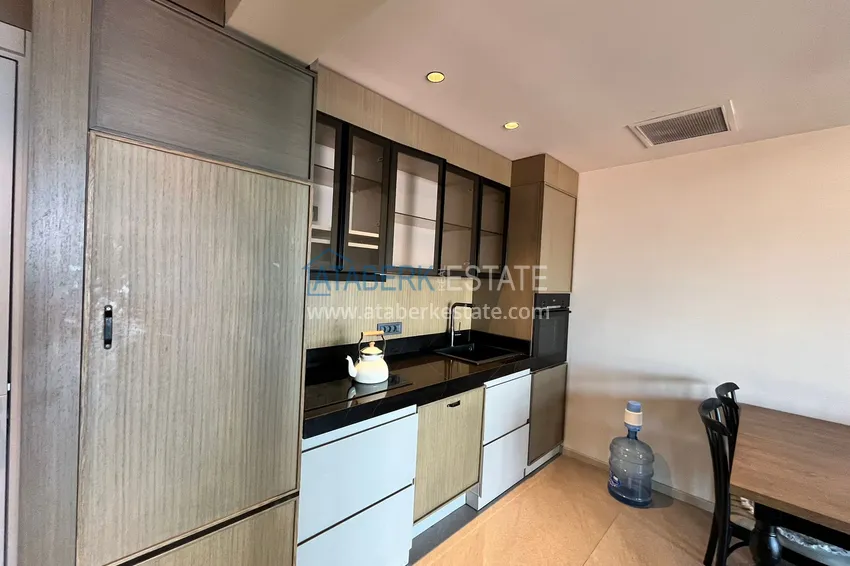 Kupuj  Apartament 1+1 z meblami i widokiem na morze w centrum Alanyi, Kale — oferta od właściciela 7 