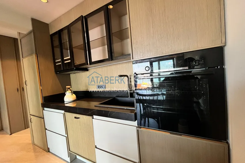 Kupuj  Apartament 1+1 z meblami i widokiem na morze w centrum Alanyi, Kale — oferta od właściciela 8 