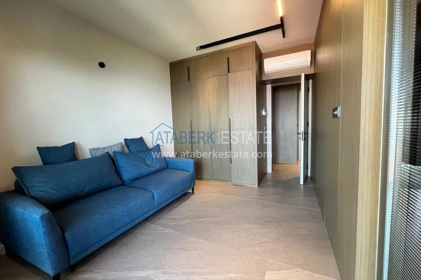 Kupuj  Apartament 1+1 z meblami i widokiem na morze w centrum Alanyi, Kale — oferta od właściciela 9 