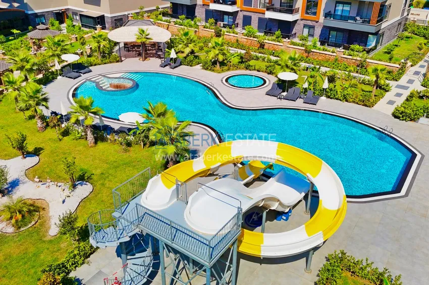 Nowy apartament z jedną sypialnią w Alanya, dzielnica Oba 10 