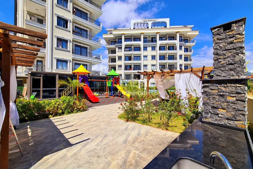 Nowy apartament 1+1 z pięknym wykończeniem w Oba — Alanya 14 
