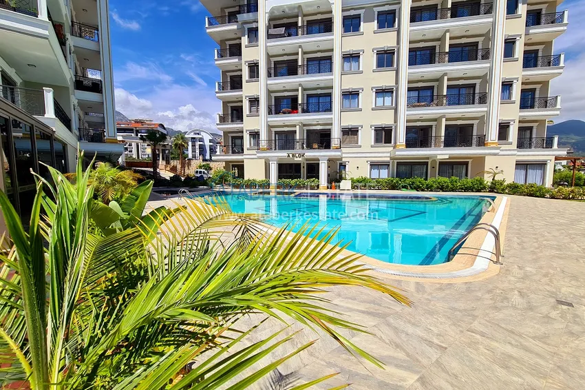 Nowy apartament 1+1 z pięknym wykończeniem w Oba — Alanya 1 