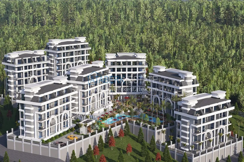 Projekt inwestycyjny w Kestel — nowoczesny komfort i wyrafinowany styl życia nad morzem 1 