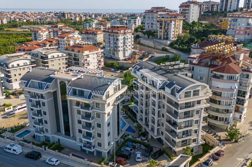 Nowy apartament 1+1 z pięknym wykończeniem w Oba — Alanya 2 