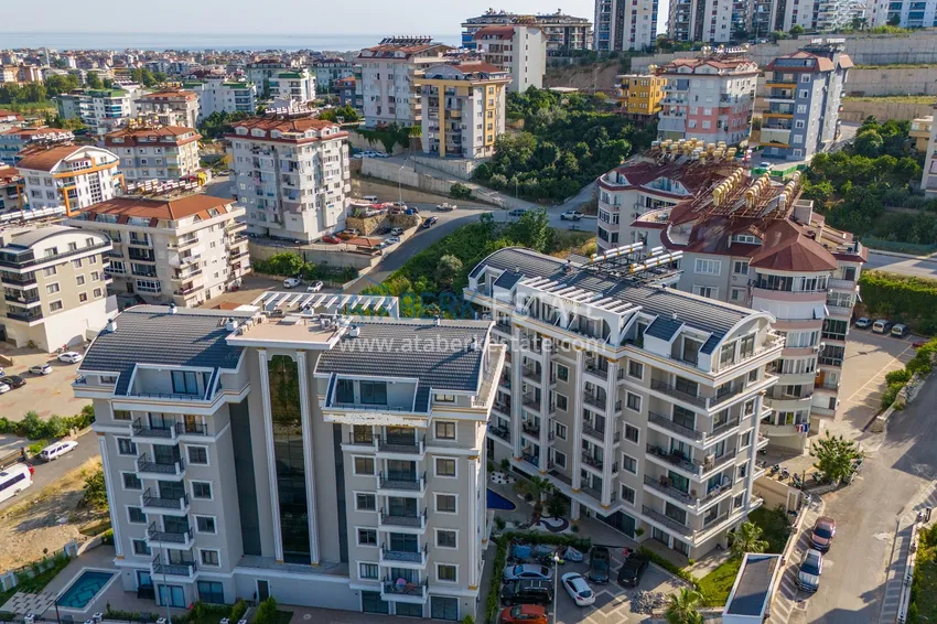 Nowy apartament 1+1 z pięknym wykończeniem w Oba — Alanya 4 