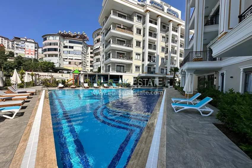 Nowy apartament 1+1 z pięknym wykończeniem w Oba — Alanya 7 