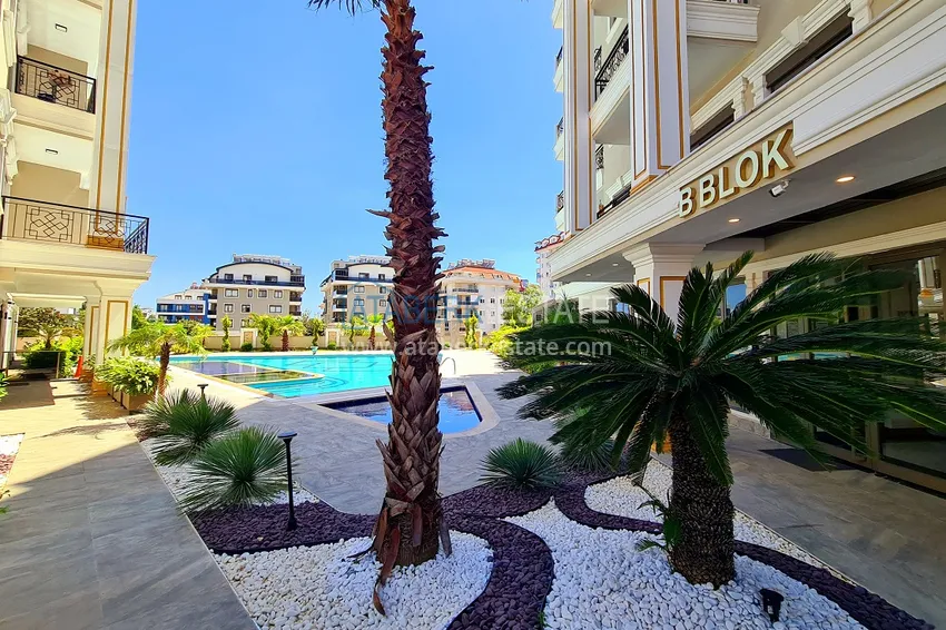 Nowy apartament 1+1 z pięknym wykończeniem w Oba — Alanya 9 