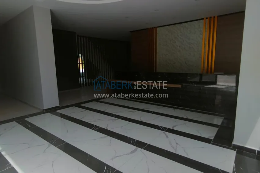 Apartament 1+1 umeblowany od właściciela w Mahmutlar — kompleks mieszkalny z obsługą hotelową i prywatną plażą 11 