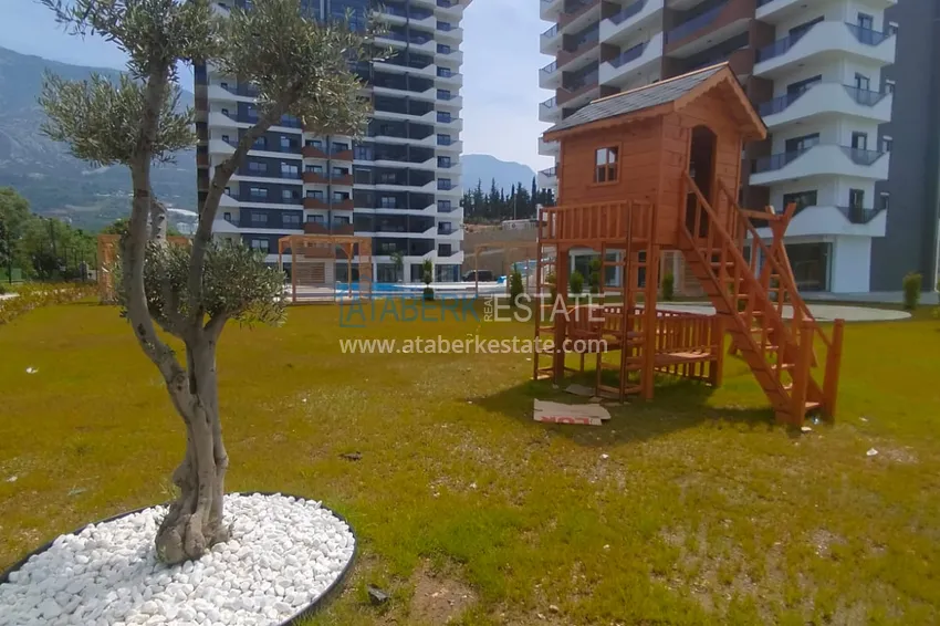 Apartament 1+1 umeblowany od właściciela w Mahmutlar — kompleks mieszkalny z obsługą hotelową i prywatną plażą 7 