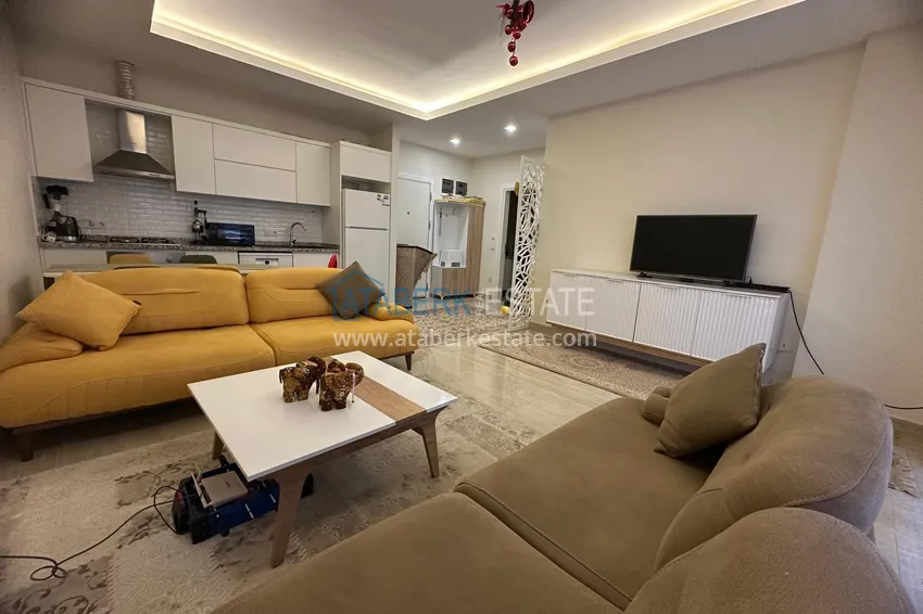 Kupuj Mieszkanie na pobyt w Oba — wersja umeblowana 1+1 70 m2 w pobliżu centrum handlowego Alanium 2 