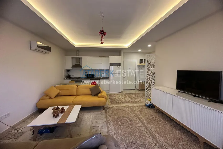 Kupuj Mieszkanie na pobyt w Oba — wersja umeblowana 1+1 70 m2 w pobliżu centrum handlowego Alanium 3 