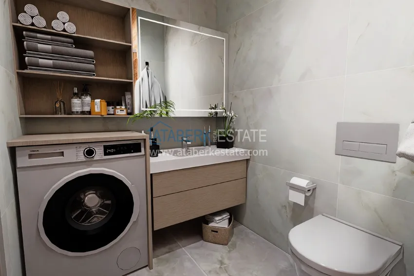 Kupuj  Nowy projekt mieszkaniowy w centrum Alanyi — przestronne apartamenty bezpośrednio od dewelopera  11 