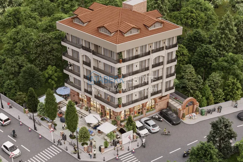 Nowy projekt mieszkaniowy w centrum Alanyi — przestronne apartamenty bezpośrednio od dewelopera  3 