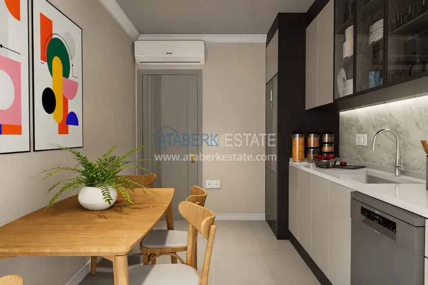 Kupuj  Nowy projekt mieszkaniowy w centrum Alanyi — przestronne apartamenty bezpośrednio od dewelopera  3 