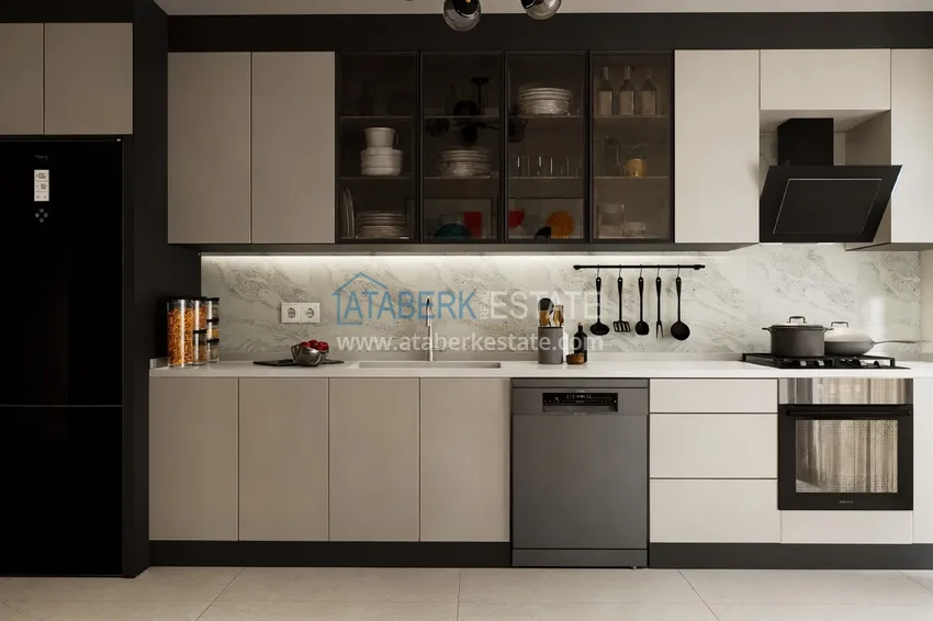 Kupuj  Nowy projekt mieszkaniowy w centrum Alanyi — przestronne apartamenty bezpośrednio od dewelopera  4 
