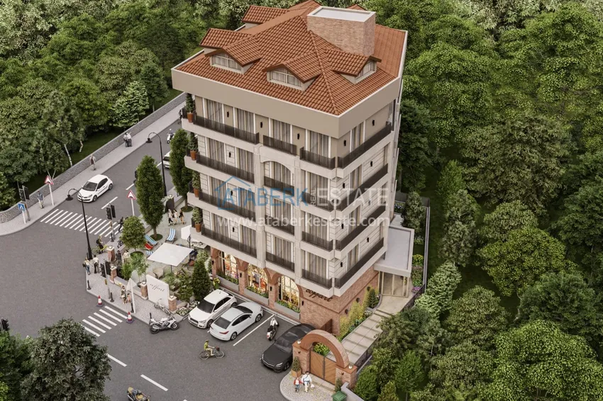 Nowy projekt mieszkaniowy w centrum Alanyi — przestronne apartamenty bezpośrednio od dewelopera  4 