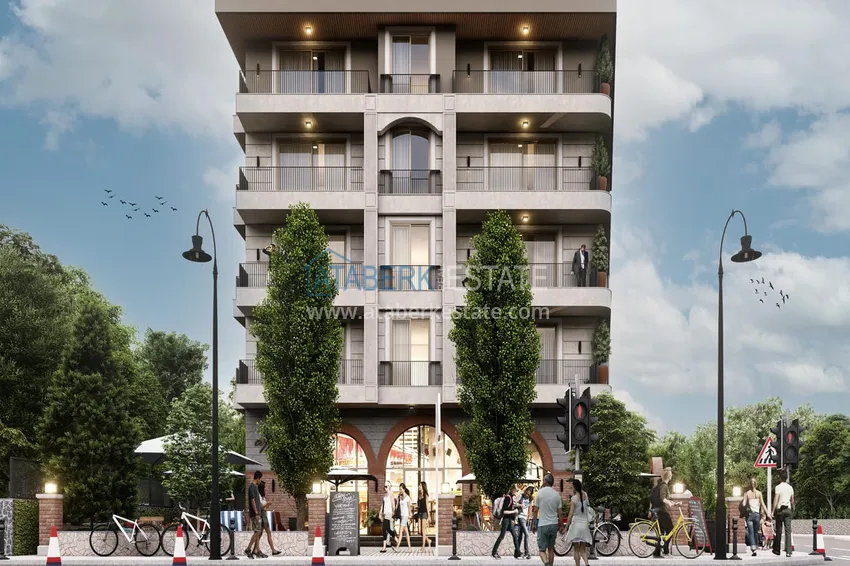 Nowy projekt mieszkaniowy w centrum Alanyi — przestronne apartamenty bezpośrednio od dewelopera  5 