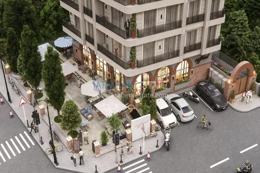 Nowy projekt mieszkaniowy w centrum Alanyi — przestronne apartamenty bezpośrednio od dewelopera  6 