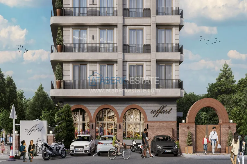 Nowy projekt mieszkaniowy w centrum Alanyi — przestronne apartamenty bezpośrednio od dewelopera  7 