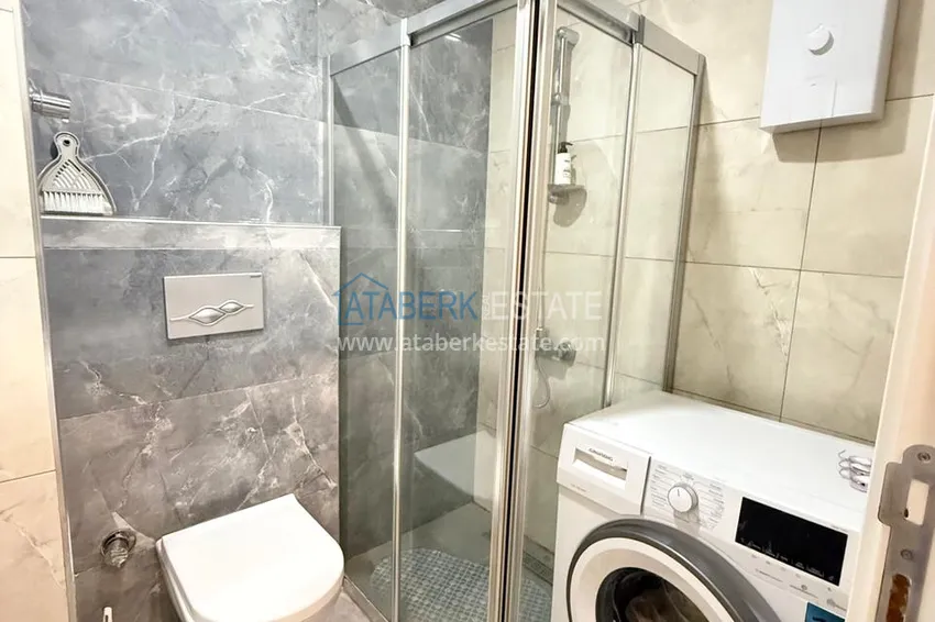 Kupuj  Apartament 1+1 umeblowany od właściciela w Mahmutlar — kompleks mieszkalny z obsługą hotelową i prywatną plażą 13 