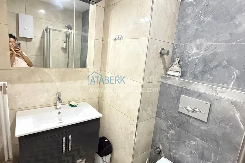 Kupuj  Apartament 1+1 umeblowany od właściciela w Mahmutlar — kompleks mieszkalny z obsługą hotelową i prywatną plażą 14 
