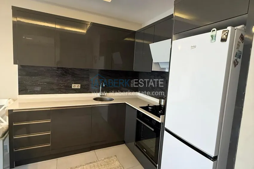 Kupuj  Apartament 1+1 umeblowany od właściciela w Mahmutlar — kompleks mieszkalny z obsługą hotelową i prywatną plażą 6 