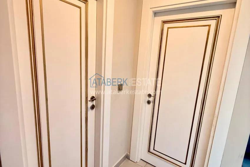 Kupuj  Apartament 1+1 umeblowany od właściciela w Mahmutlar — kompleks mieszkalny z obsługą hotelową i prywatną plażą 9 