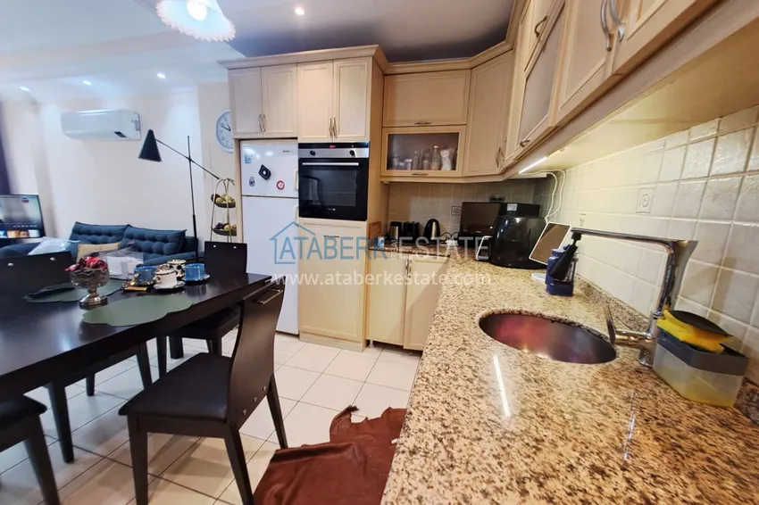 Kupuj  Apartament 2+1 w Alanyi, Oba — umeblowany, z dużym przeszklonym balkonem i dogodną lokalizacją 12 