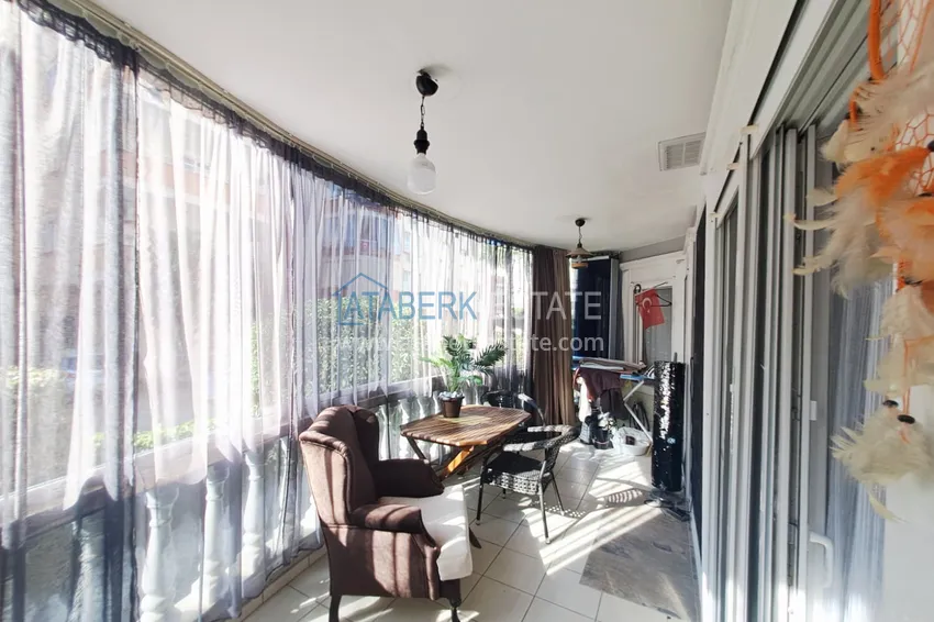 Kupuj  Apartament 2+1 w Alanyi, Oba — umeblowany, z dużym przeszklonym balkonem i dogodną lokalizacją 14 