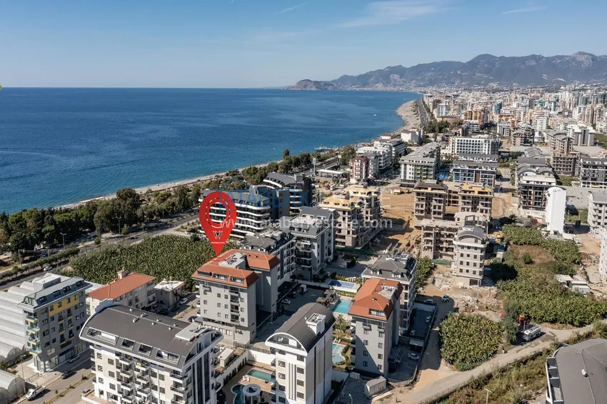 Apartament 1+1 w Alanyi, Kargicak, drugi nadmorski. Nadaje się do wynajmu krótkoterminowego  1 