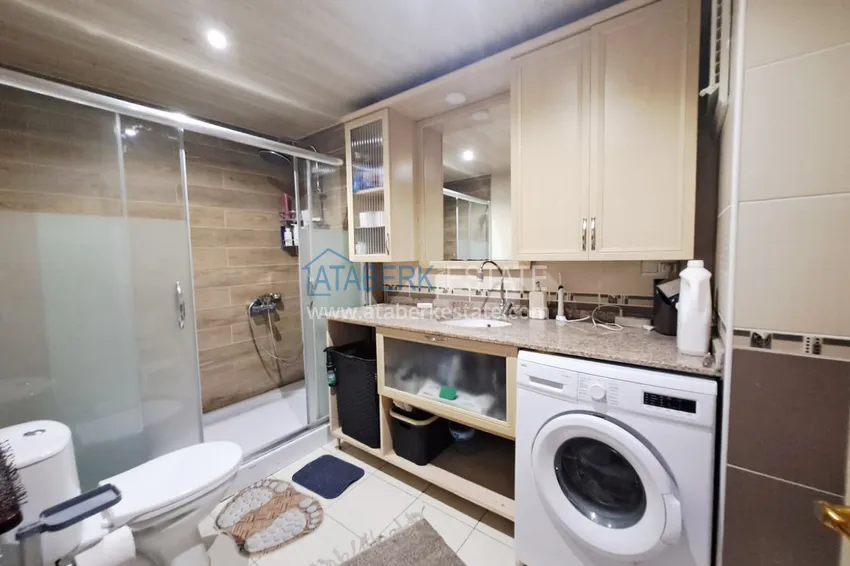Kupuj  Apartament 2+1 w Alanyi, Oba — umeblowany, z dużym przeszklonym balkonem i dogodną lokalizacją 22 