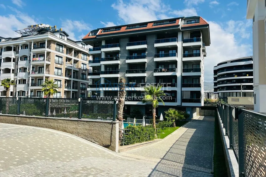 Apartament 1+1 w Alanyi, Kargicak, drugi nadmorski. Nadaje się do wynajmu krótkoterminowego  5 
