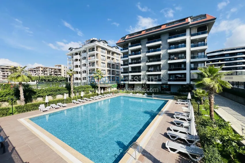 Apartament 1+1 w Alanyi, Kargicak, drugi nadmorski. Nadaje się do wynajmu krótkoterminowego  6 