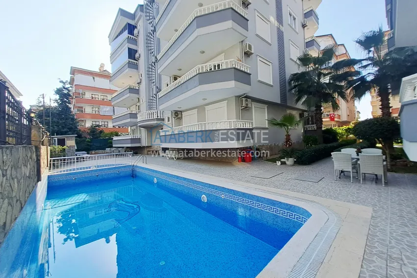 Apartament 2+1 w Alanyi, Oba — umeblowany, z dużym przeszklonym balkonem i dogodną lokalizacją 7 