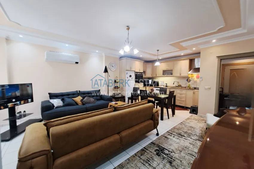 Kupuj  Apartament 2+1 w Alanyi, Oba — umeblowany, z dużym przeszklonym balkonem i dogodną lokalizacją 7 
